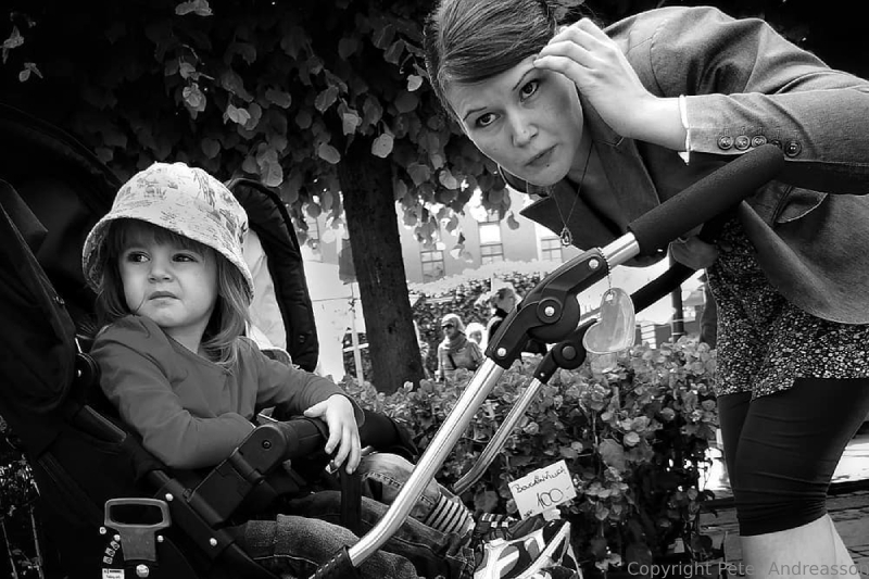 Street photography in Bor&aring;s, Sweden.